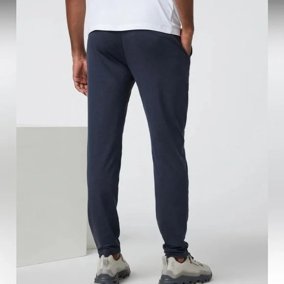 Vuori Ponto Performance Men's Navy Drawstring Jogger Pants